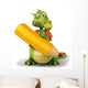 Dragon and Pencil Wall Decal