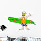 Cartoon Image Very Happy Wall Decal