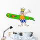 Cartoon Image Very Happy Wall Decal
