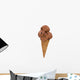chocolate ice cream cone Wall Decal
