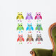Colourful Owls Wall Decal