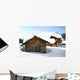 Village Snow Wall Decal