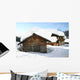 Village Snow Wall Decal