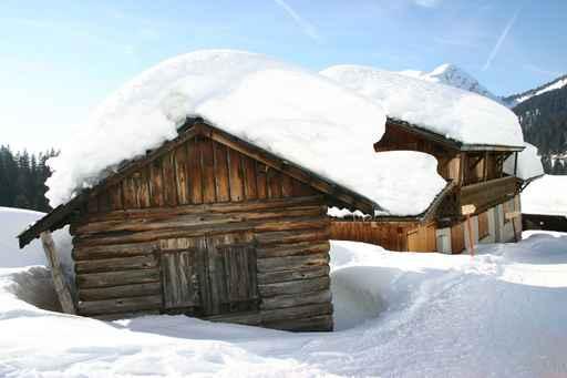 Village Snow Wall Decal