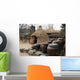 Kimchi Pickled Cabbage Pots Wall Mural