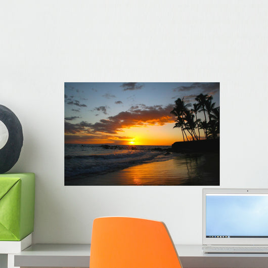 Makena Sunset Wall Mural
