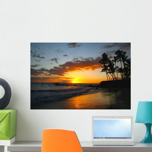Makena Sunset Wall Mural