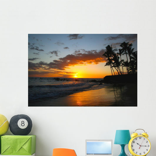Makena Sunset Wall Mural