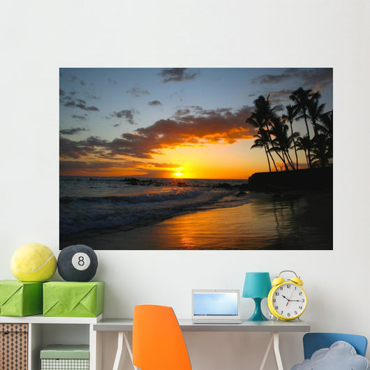 Makena Sunset Wall Mural