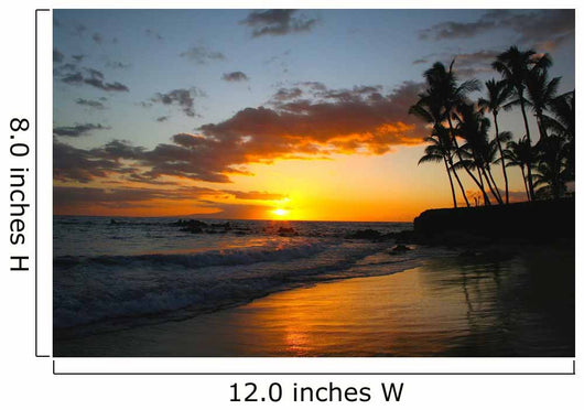 Makena Sunset Wall Mural
