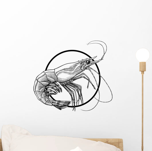 shrimp Wall Decal