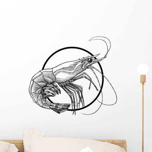 shrimp Wall Decal