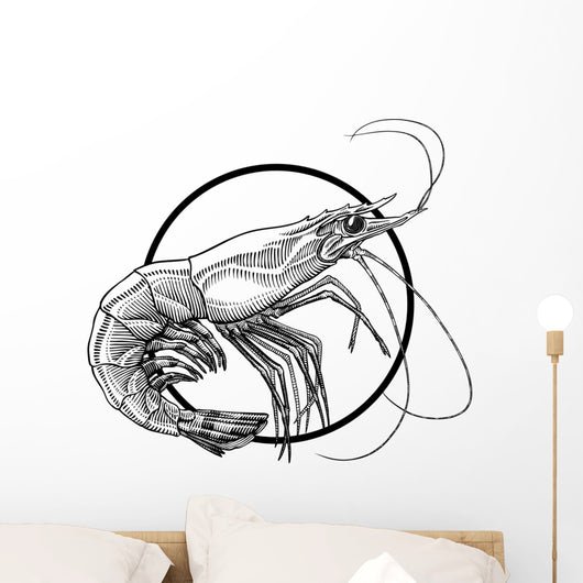 shrimp Wall Decal