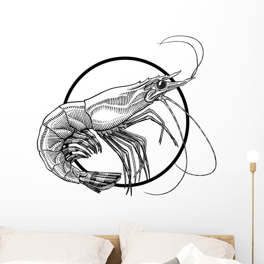 shrimp Wall Decal