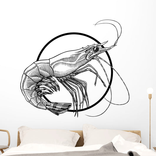 shrimp Wall Decal