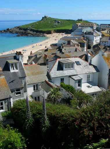St Ives Viewed from Wall Decal