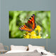Butterfly Flower Wall Mural