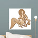 Sitting Mermaid Wall Decal