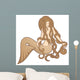 Sitting Mermaid Wall Decal