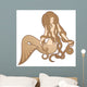 Sitting Mermaid Wall Decal