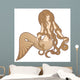 Sitting Mermaid Wall Decal