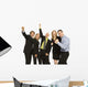 Business People Stand Excited