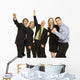 Business People Stand Excited