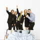 Business People Stand Excited