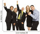 Business People Stand Excited