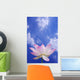 Pink Lotus With Blue Sky Wall Mural