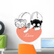 Funny Lemur Wall Decal