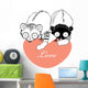 Funny Lemur Wall Decal