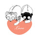 Funny Lemur Wall Decal