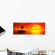 Tropic Sunset Wall Decal Design 1