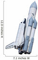 Spaceship Buran Wall Decal