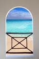 Arch Window Tropical Caribbean