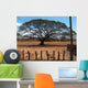 Baum Auf Der Steppe Wall Decal