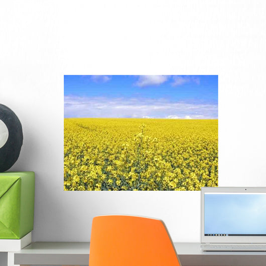 Yellow Field Wall Decal