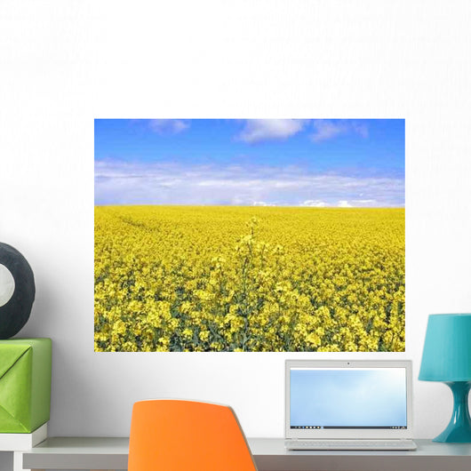 Yellow Field Wall Decal
