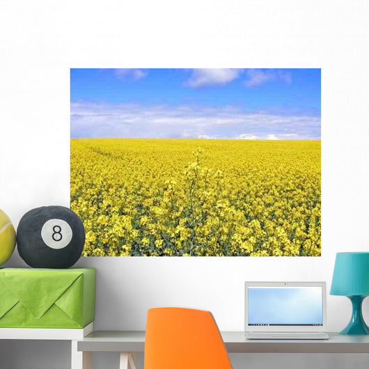 Yellow Field Wall Decal