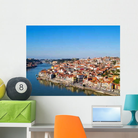 Panorama Porto and River Wall Decal