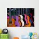 Row Multi-colored Mexican Guitars