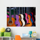Row Multi-colored Mexican Guitars