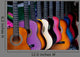 Row Multi-colored Mexican Guitars
