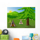 Camping Wall Mural