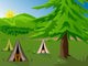 Camping Wall Mural