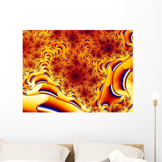 Sequential Fractal Wall Decal