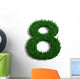chiffre 8 pelouse Wall Decal