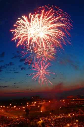 Color Firework Wall Decal