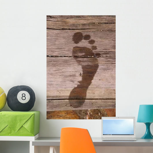 Fussabdruck Wall Decal